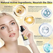 Snail Mucin Skin Care Routine Set For Women, 5 PCS Advanced Snail Mucin Facial Kit For Girls, Skin Care Gift Set With Face...