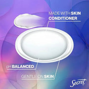 Secret Fresh Antiperspirant Deodorant for Women, 72hr Breathable Sweat & Odor Protection, Instant Freshness & Gentle, PH B...