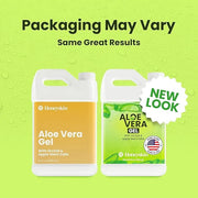 Organic Aloe Vera Gel - 100% Pure for Skin, Sunburn Relief & Face Moisturizer - Extracted from Aloe Vera Plant with Manuka...