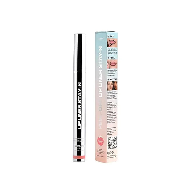 Sacheu Lip Liner Stay-N Peel Off Lip Stain — Long Lasting Matte Lip Tattoo Transfer Proof Lipstain Infused with Hyaluronic...