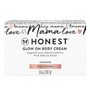 The Honest Company Honest Mama Glow On Body Cream | Hydrates, Firms, + Tightens Skin | Shea Butter, Avocado Oil, Vitamin E...