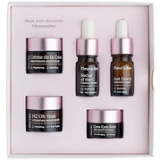 Fleur & Bee Skincare Set, Discovery Set, 5 Deluxe Minis Moisturizers, Serums, Eye Cream | Skin Care Gift Set Vegan & Cruel...