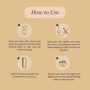 Facial Razor for Women | Painless & Precision Face Hair Removal | for Peach Fuzz, Eyebrow, Chin & Upper Lip | Gentle Exfol...