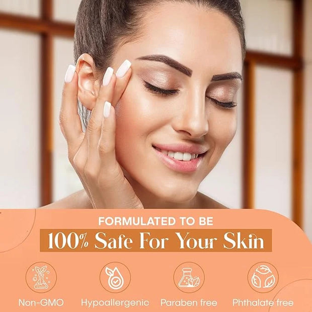 Collagen & Vitamin C Eye Cream - Hydrates, Reduces Puffiness & Dark Circles - Dermatologist Tested, Korean Skin Care for A...