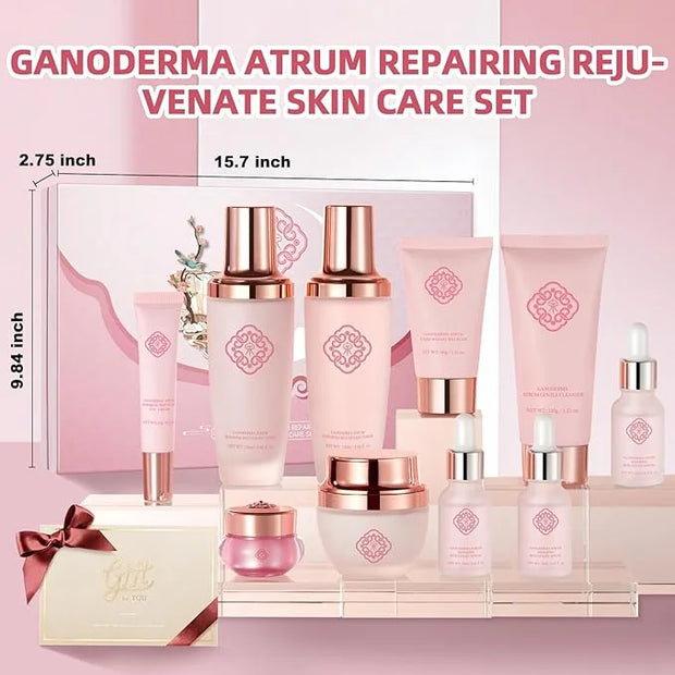 Ganoderma Anti-Aging10-Piece Skincare Set Moisturizing and Rejuvenating Skincare Set For Women Mother's Day Gift - Product...