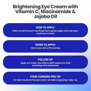 Eye Cream with Vitamin C, Niacinamide (Vitamin B3) & Jojoba Oil - Product Image