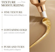 Hunqian 24K Gold Eye Cream - Anti-Aging, Reduce Wrinkles, Dark Circles & Puffiness, with 24K Gold Particles & Premium Ingr...