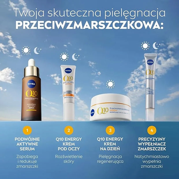 NIVEA Q10 plusC Anti-Wrinkle + Energy Eye Cream 1er Pack (1 x 15 ml) - Product Image