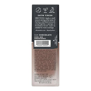 e.l.f. Flawless Satin Foundation, Lightweight & Medium Coverage, Semi-Matte Finish, Vegan & Cruelty-Free, Chocolate, 0.68 ...
