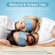 30Packs Steam Eye Mask, Heated Eye Mask Warm Compress for Eyes, Self Heating Warm Eye Masks Disposable Steam Mask for Home...