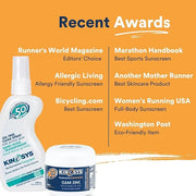 KINeSYS Lightly Mango Scented Clear Spray Sunscreen, SPF 30, Hypoallergenic, Broad Spectrum UVA/UVB protection for Face & ...