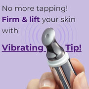 Collagen Lifting Eye Cream with Vibrating Massage Head for Wrinkles, Fine Lines, and Puffy Eye Bags-Under Eye Cream for Da...