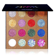 UCANBE Pro Glitter Eyeshadow Palette - Professional 16