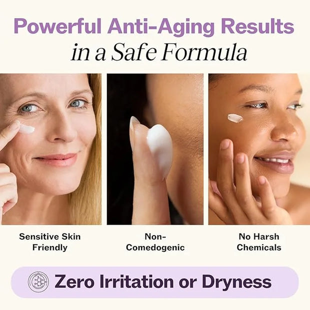 LilyAna Naturals Eye Cream for Dark Circles and Puffiness, Under Eye Cream for Wrinkles and Bags, Anti Aging helps Improve...