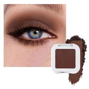 evpct Dark Brown Matte Eyeshadow Singles, Coffee Mocha Cocoa Chocolate Brown Cream Single Matte Eye Shadow Palette Makeup ...