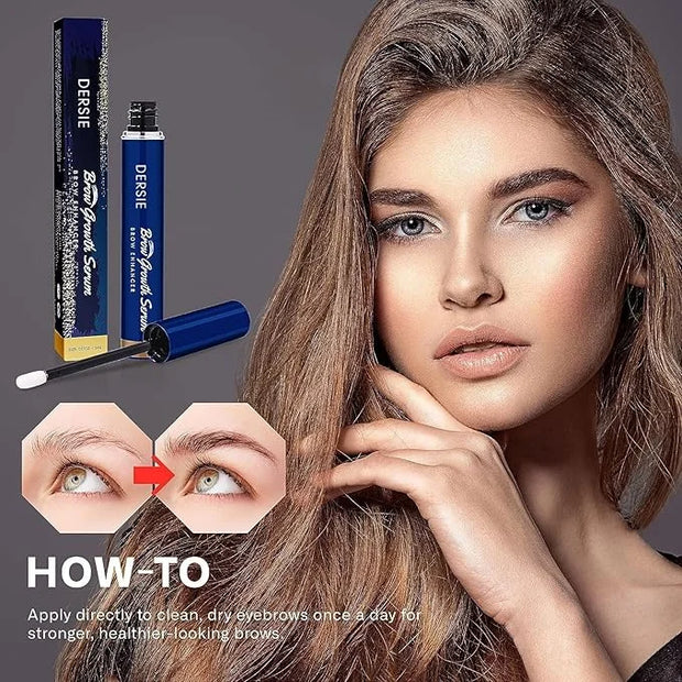 Dersie Eyebrow Growth Serum Rapid: for Thicker Brows in 4 Weeks (Pack of 2) - Product Image
