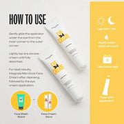 Men Rock Eye Cream - Moisturizing Under Eye Cream for Dark Circles with Ginseng Extract, Vitamin E - Mens Face Care - Mens...