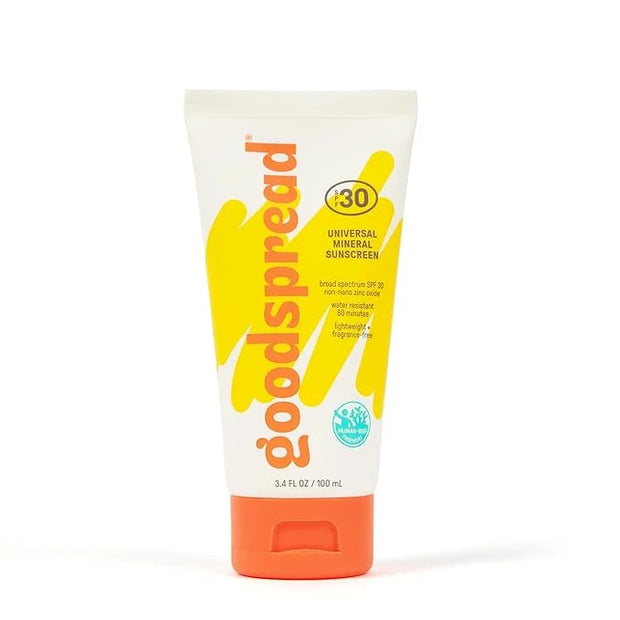 Goodspread Universal Mineral Sunscreen SPF 30 with Zinc Oxide | Reef Safe Hawaii Act 104 Compliant | Broad Spectrum Body +...