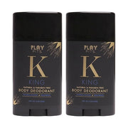 PLAY PITS - 2 Pack - Natural Deodorant - Safe for Men & Women w/Sensitive Skin - Clean, Non-Toxic, & Paraben Free – KING S...