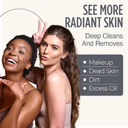 HartFelt Head-to-Toe Exfoliation Beauty Box & Trial Pack Gentle Peach Sensitive Facial Exfoliating Pads, Full Body Spa Scr...