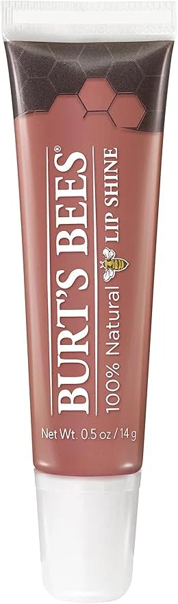 Burt's Bees 100% Natural Moisturizing Lip Shine, Peachy - 1 Tube - Product Image