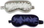 Aromatherapy 2pack Lavender Scented Eye Mask,Sleep Mask (Navy Blue/Tan)… - Product Image