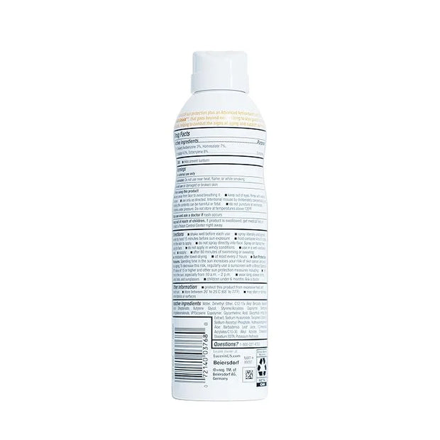 Eucerin Advanced Hydration SPF 30 Sunscreen Spray, Lightweight Sunscreen Lotion Spray, Hypoallergenic, Fragrance Free and ...