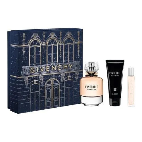 Givenchy L'interdit Eau De Parfum Gift Set (EDP 2.7 fl. oz + Body Lotion 2.5 fl. oz + EDP 0.42 fl. oz) - Product Image