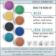 Loose Mineral Eyeshadow and Contouring Palette - Caribbean