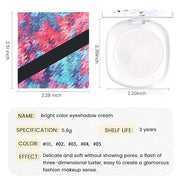 Monochrome Matte Eyeshadow Makeup Palette, Highly Pigmented Pearl White Eyeshadow Palette, Shimmer Pressed Powder Eye shad...
