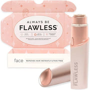 Finishing Touch Flawless Facial Hair Remover for Women, Rose Gold Electric Face Razor with LED Light, Recyclable Packaging...