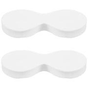 Sibba 200 Sheets Disposable Non Woven Eye Care Cotton Paper Facial Eye Pads Spa DIY Clear Eye Mask Paper Eye Pillow Covers...