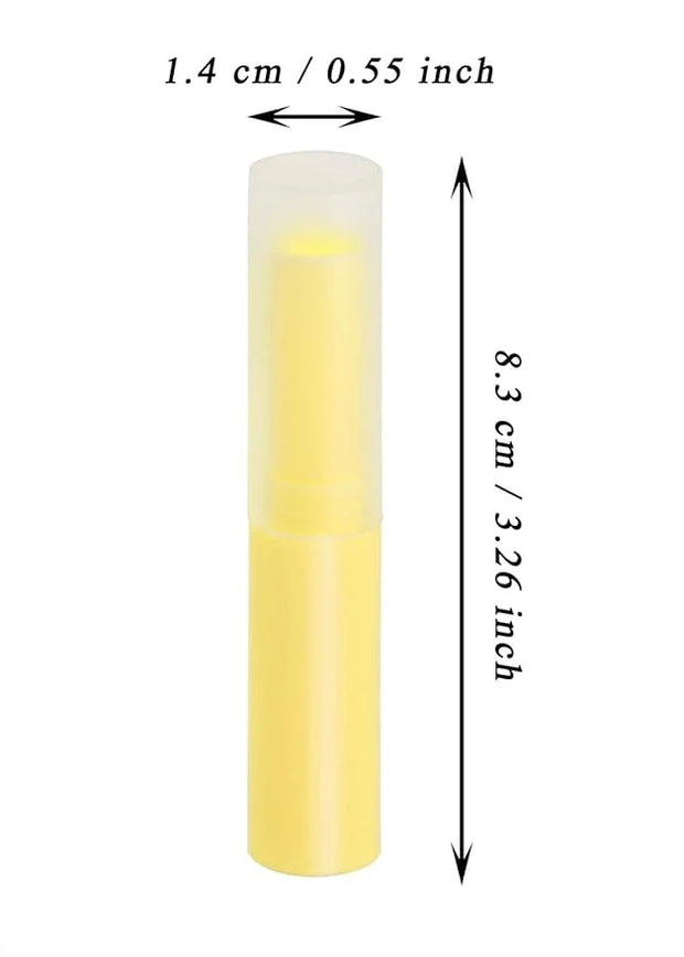 0.14oz Empty Flavored Lip Balm Container (Yellow)