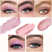 Light Pink Eyeshadow Palette,Neutral Nude Powder Eye Shadow for Older Women,Highly Pigmented Natural Long Lasting Naturing...