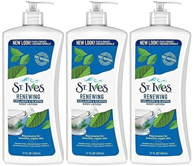 St. Ives Skin Renewing Body Lotion Collagen Elastin 21 oz(Pack of 3) - Product Image