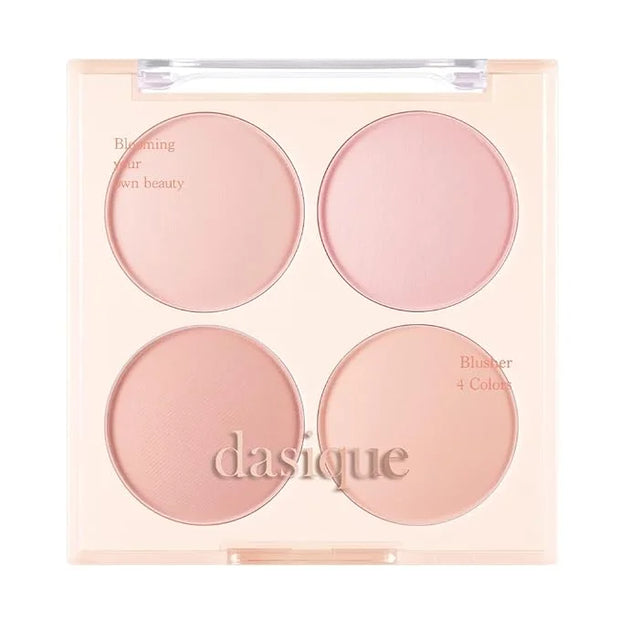 Dasique Blending Mood Cheek #09 Almond Vanilla | 4 Blendable Shades in Lightweight Smooth Powder | Vegan | Blush - Product...