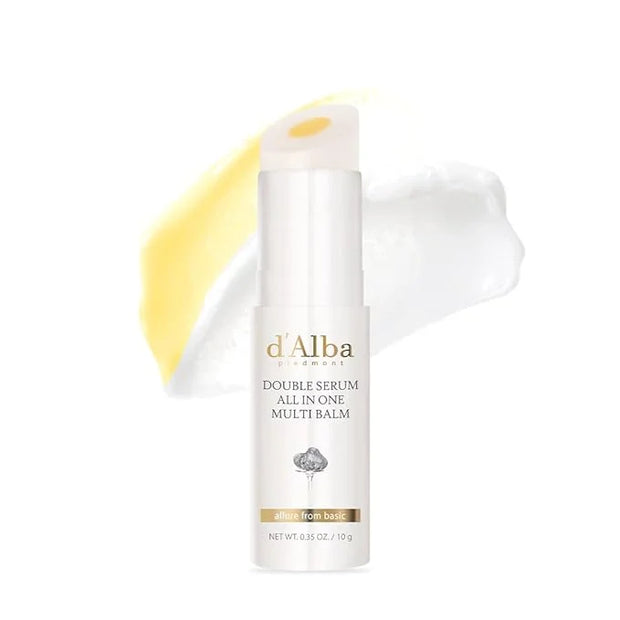 d'alba Piedmont Italian White Truffle Double Serum All-in-one Multi Balm, Vegan Skincare with Vitamin C and Vegan Collagen...