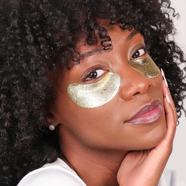 Wander Beauty Baggage Claim - Gold Foil Under Eye Patches For Dark Circles and Puffiness - Under Eye Mask Depuffs & Firms ...