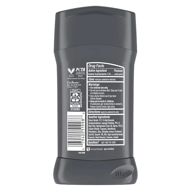DOVE MEN + CARE Antiperspirant 3 Pack Rustic Sandalwood Deodorant for Men 2.7oz - Product Image