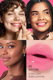 Self Beauty Vegan Korean Lip Balm Moisturizing Care - Collagen Lip Glass Hydrating, Hyaluronic Lip Gloss Repair - 0.06 oz ...