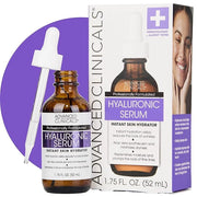 Advanced Clinicals Hyaluronic Acid Serum For Face | Moisturizing Facial Skin Care Products | Hydrating Serum For Face Help...