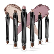 6PCS Cream Eyeshadow Stick Makeup Sets, Metallic And Matte Shimmer Eye Shadow Eye Brightener Stick Pencil Crayon, A01-Brow...