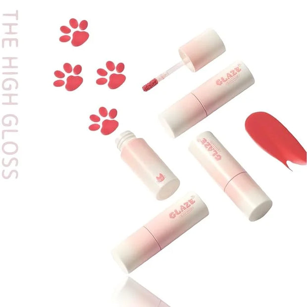 Chewy Lip Glaze, High Shine Lip Gloss, Korean Beauty (GZ05 Apple Dew, 3.5 grams) - Product Image
