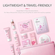 Sakura Skincare Set for Teen Girls, Complete 34PCS Face Care Kit, Christmas Pamper Gift Set for Women & Teenage Girls, Hyd...