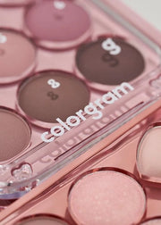 COLORGRAM Pin Point Eyeshadow Palette 01 Peach+Coral= |