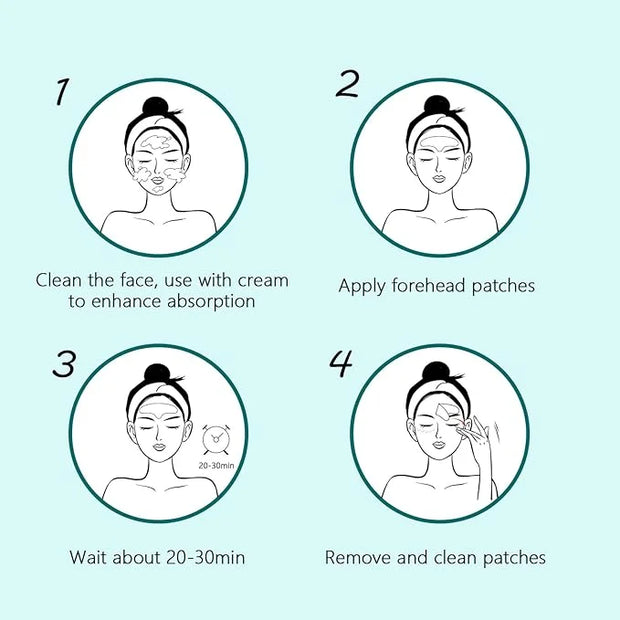 2PCS Reusable Forehead Wrinkle Patches Silicone Forehead Patches Anti-Wrinkle, Wrinkles Treatment for Wrinkles & Fine Line...