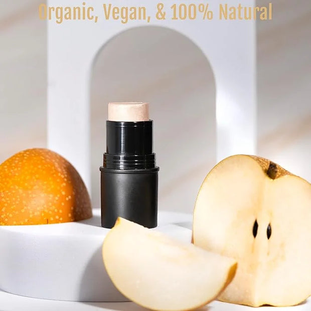 Organic Tint Tube, 100% Natural Vegan Gluten-Free Cream Highlighter Multi-Stick, Made in USA, Chardonnay - Product Image