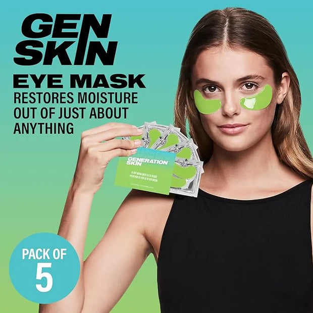 Eye Patches for Dark Circles and Puffiness, Under Eye Mask with Hyaluronic Acid and Matcha Green Tea, Vegan and Cruelty-Fr...