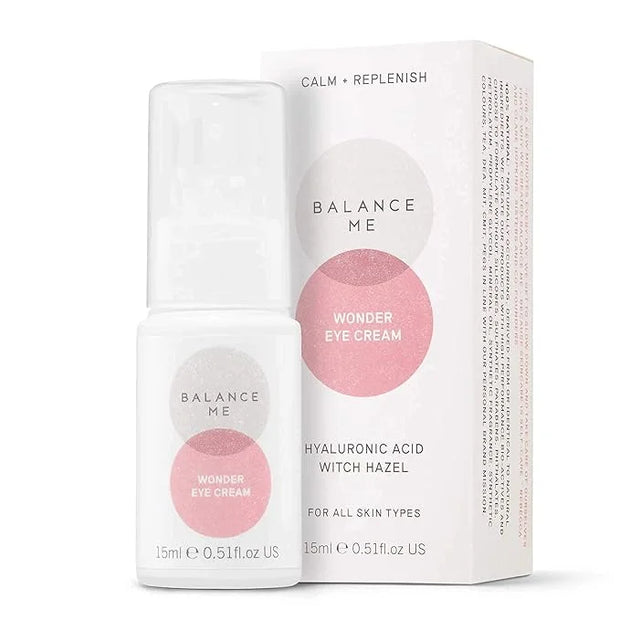 Balance Me Firm + Hydrate Eyes & Face Duo - Wonder Eye Cream & Collagen Boost Moisturizer - Vegan & Cruelty-Free - Firms &...