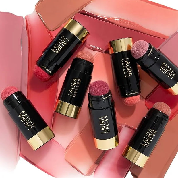LAURA GELLER NEW YORK Serum Blush Tint, Lightweight Liquid Blush for Cheeks, Weightless Watercolor Sheer Finish, Blushing ...